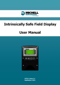 Thumbnail of document Manual - EPD Intrinsically Safe Field Display